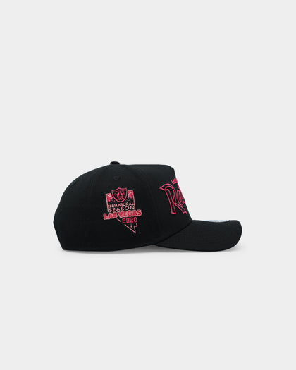 New Era Las Vegas Raiders 'Rose Nights' 9FORTY A-Frame Snapback Black