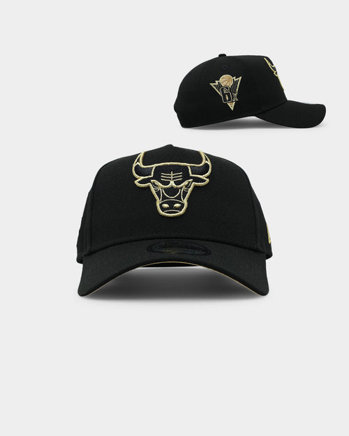 New Era Chicago Bulls 'Gold Links' 9FORTY A-Frame Snapback Black