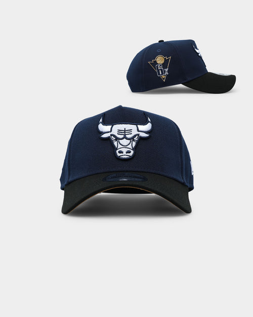 New Era Chicago Bulls 9FORTY A-Frame 2-Tone Snapback Dark Blue