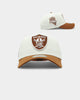 New Era Las Vegas Raiders 'Toasted Peanut' 2-Tone 9FORTY A-Frame Snapback White