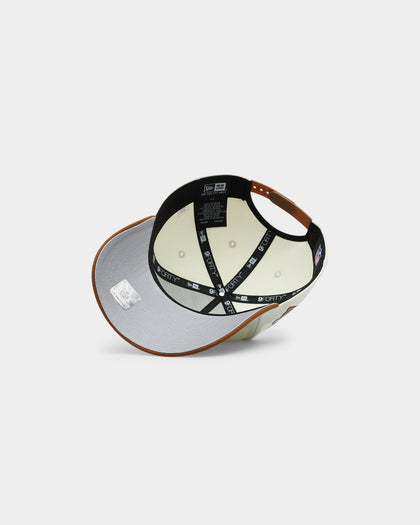 New Era Las Vegas Raiders 'Toasted Peanut' 2-Tone 9FORTY A-Frame Snapback White