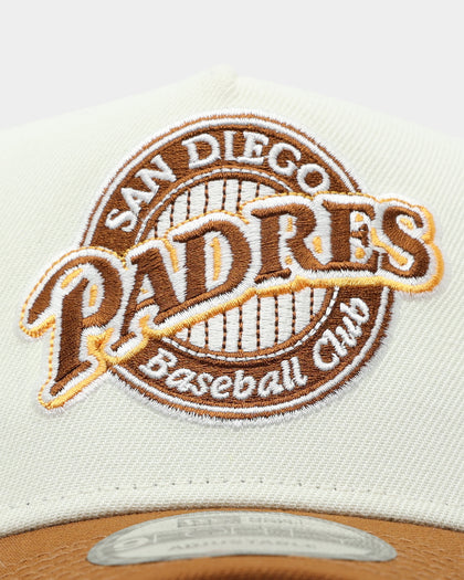 New Era San Diego Padres 'Toasted Peanut' 2-Tone 9FORTY A-Frame Snapback White