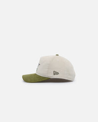 New Era Houston Astros 'Dusty Olive Corduroy' Golfer Pre-Curved Snapback Green Med