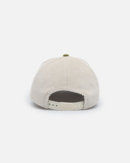 New Era Oakland Athletics 'Dusty Olive Corduroy' Golfer Pre-Curved Snapback Green Med