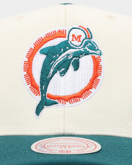 Mitchell & Ness Miami Dolphins Go Team Go OG Snapback Vintage Cream