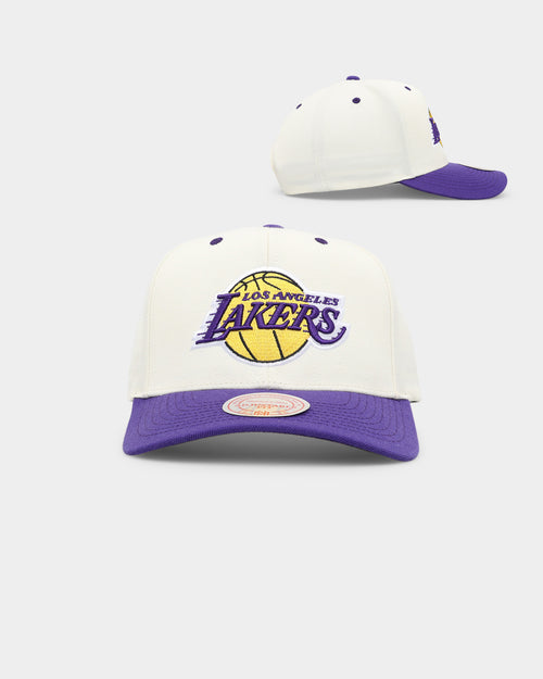 Mitchell & Ness Los Angeles Lakers Go Team Go OG Snapback Vintage Cream