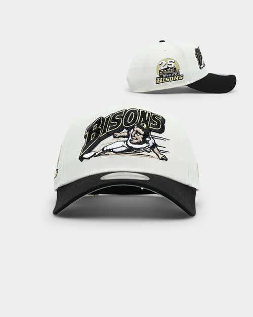 New Era Buffalo Bisons 'White Gold' 9FORTY A-Frame Snapback Chrome/Black