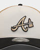 New Era Atlanta Braves 'Desert Tan' 9FORTY A-Frame Snapback Stone/Wheat