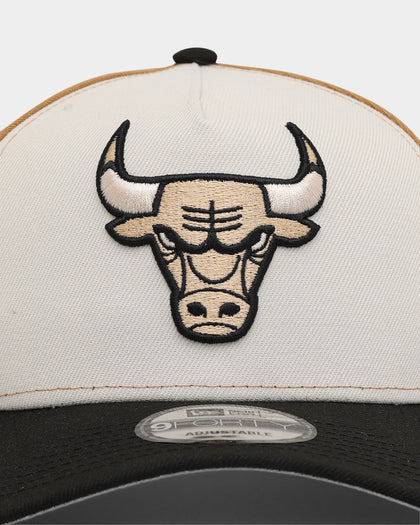New Era Chicago Bulls 'Desert Tan' 9FORTY A-Frame Snapback Stone/Wheat