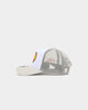 New Era X Nascar 9FORTY A-Frame Trucker Snapback Stone/White