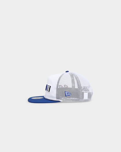 New Era X Nascar Chase Briscoe Mobil1 Golfer Trucker Snapback White/Royal