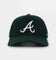 47 Brand Atlanta Braves Cliffside Offside DT Snapback Dark Green