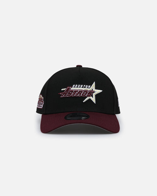 New Era Houston Astros 'Burgundy Bounceback' 9FORTY A-Frame Snapback Black/Maroon