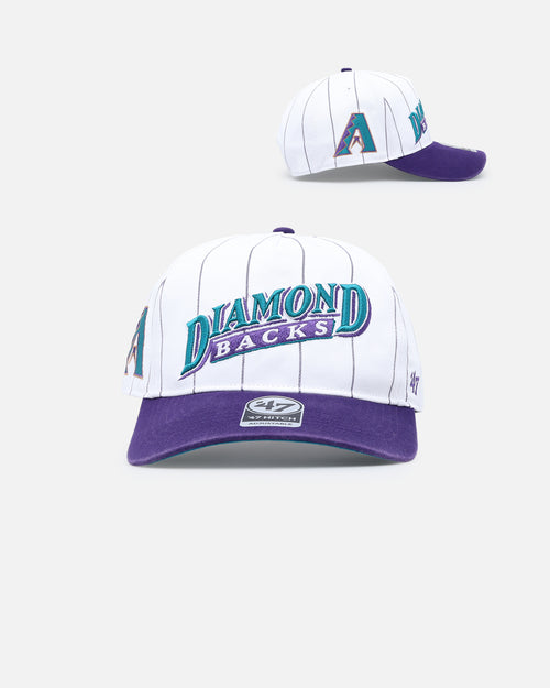 47 Brand Arizona Diamondbacks 'Double Header Pinstripe' '47 Hitch Snapback White