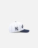47 Brand New York Yankees 'Double Header Pinstripe' '47 Hitch Snapback White