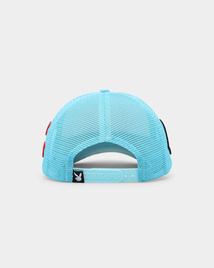 Playboy X Culture Kings Club Trucker Snapback Light Blue