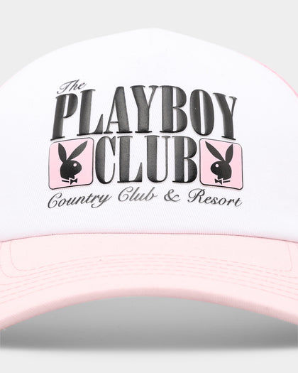 Playboy X Culture Kings Club Trucker Snapback Pink