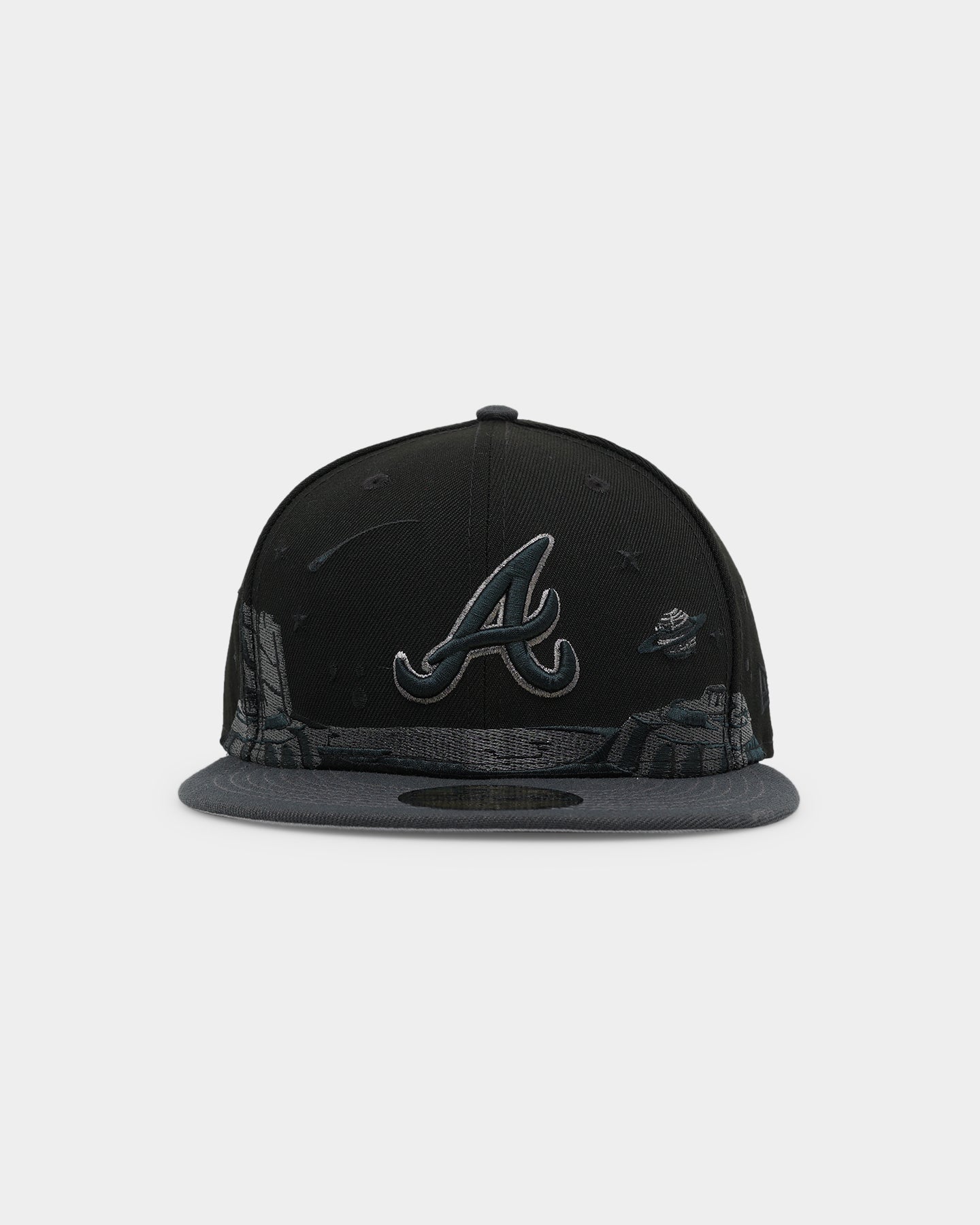 New Era Atlanta Braves Planetary 59FIFTY Fitted Black | Culture
