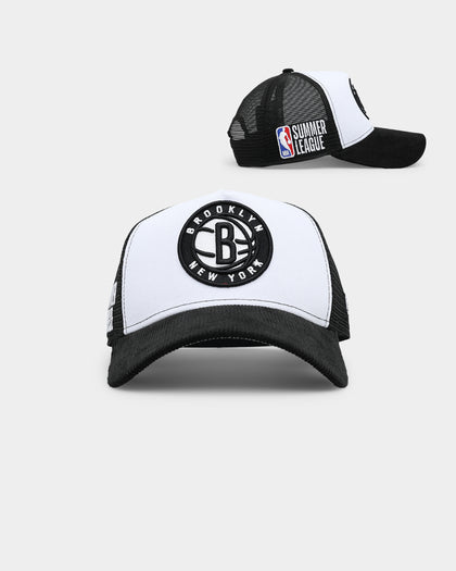 New Era Brooklyn Nets 'NBA Summer League' 9FORTY A-Frame Snapback Black/White