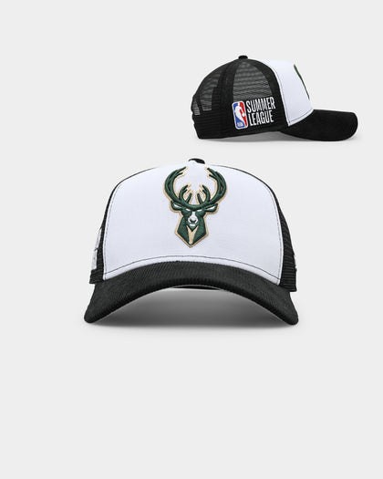New Era Milwaukee Bucks 'NBA Summer League' 9FORTY A-Frame Snapback Black/White