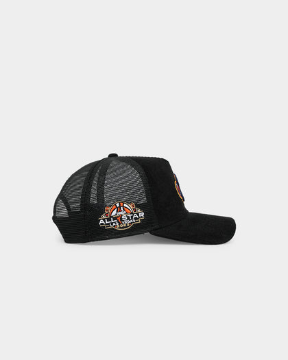 New Era Women's Indiana Fever 'WNBA All Star' 9FORTY A-Frame Trucker Snapback Black