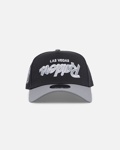 New Era Las Vegas Raiders 'Shadow Greys' 9FORTY A-Frame Snapback Graphite/Grey