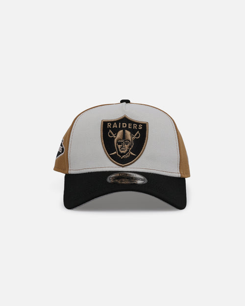 New Era Las Vegas Raiders 9FORTY A-Frame Snapback Stone/Wheat