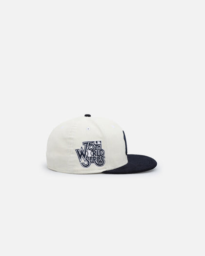 New Era New York Yankees '2-Tone Corduroy' 59FIFTY Fitted Chrome/Navy