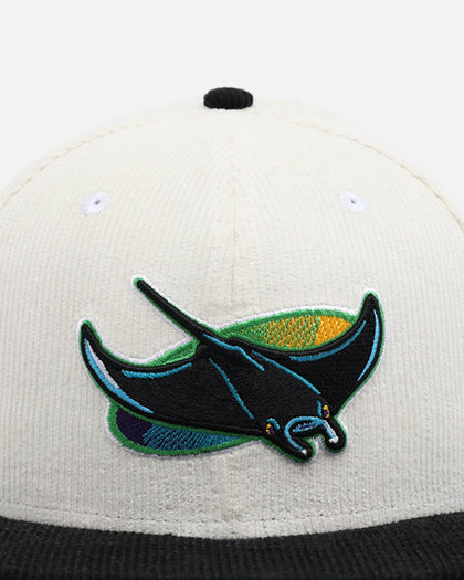 New Era Tampa Bay Rays '2-Tone Corduroy' 59FIFTY Fitted Chrome/Black
