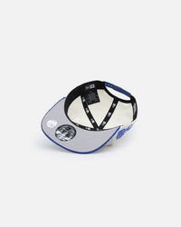 New Era Los Angeles Dodgers '2-Tone Corduroy' Golfer Snapback Chrome/Royal
