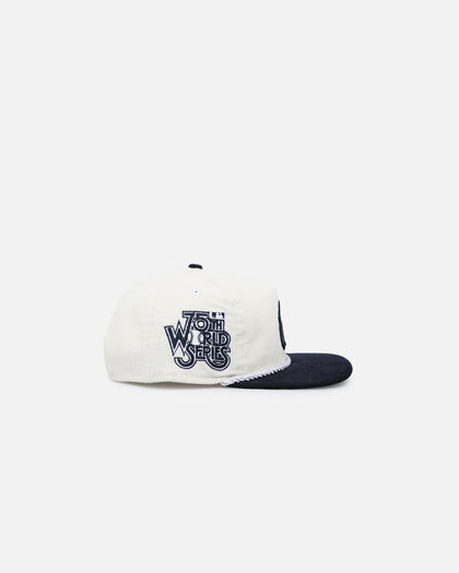 New Era New York Yankees '2-Tone Corduroy' Golfer Snapback Chrome/Navy