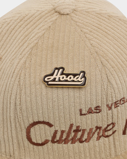 Hood X Culture Kings Las Vegas Collab Original Corduroy Snapback Khaki