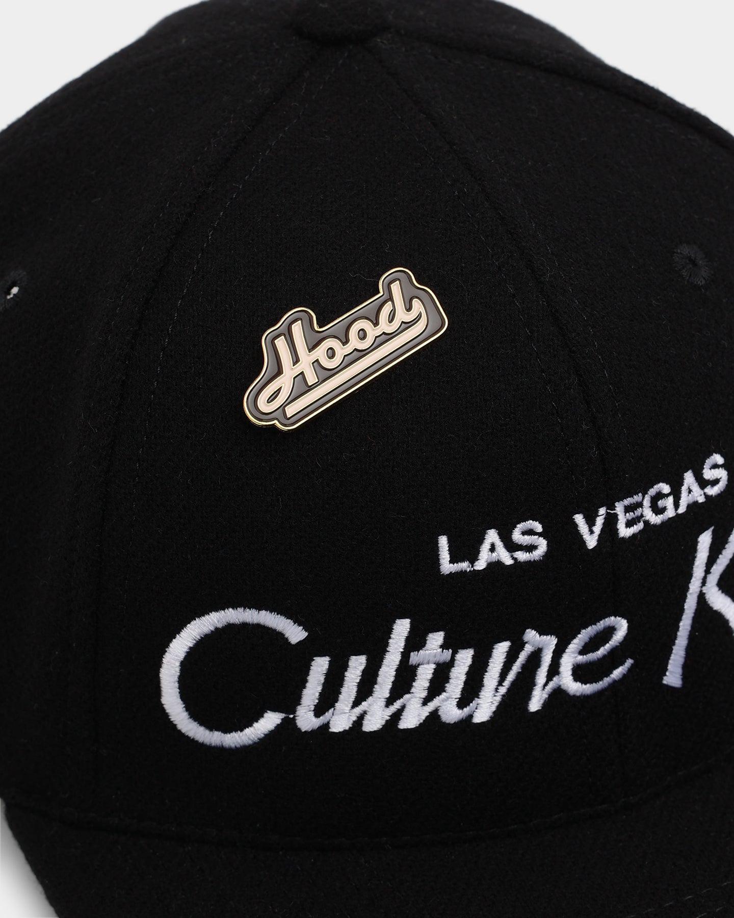 CULTURE KINGS スナップバックキャップ 黒 Hood X Culture Kings Las Vegas Collab Original Snapback Black