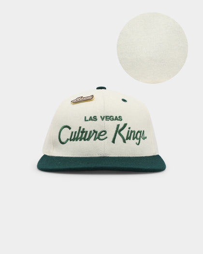 Hood X Culture Kings Las Vegas Collab Original Snapback White/Forest