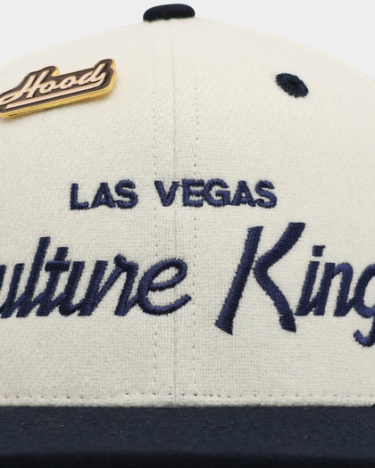 Hood X Culture Kings Las Vegas Collab Original Snapback White/Navy
