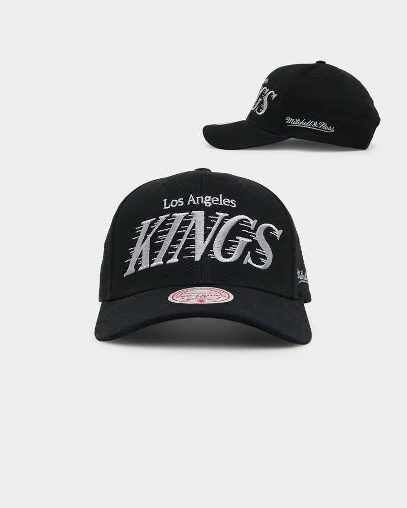 Mitchell & Ness Snapback Cap - Vintage Script Los Angeles Kings Black, Unisex