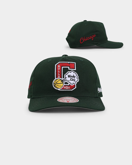 Mitchell & Ness Chicago Bulls Letterman Deadstock Snapback Malachite Green