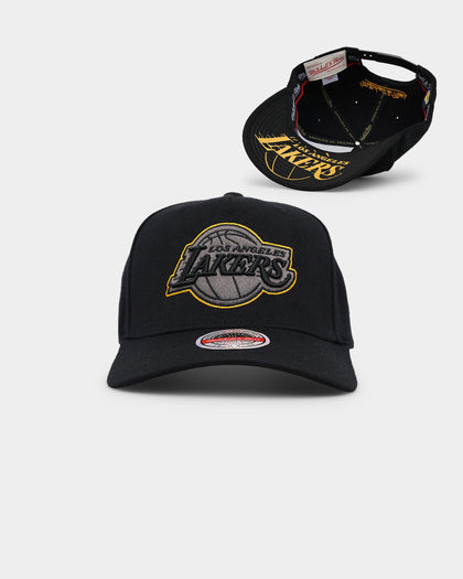 Mitchell & Ness Los Angeles Lakers 'Team Outline' Classic Snapback Black