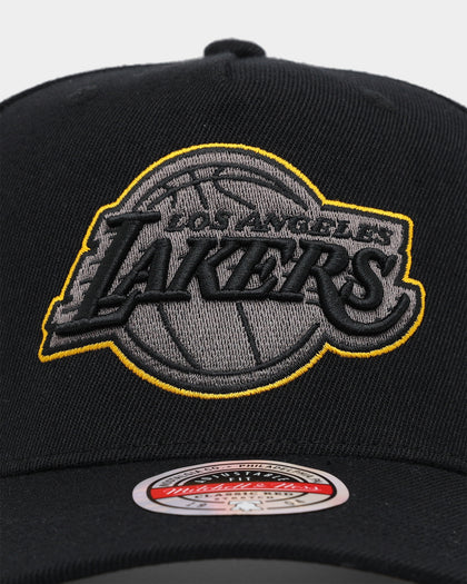 Mitchell & Ness Los Angeles Lakers 'Team Outline' Classic Snapback Black