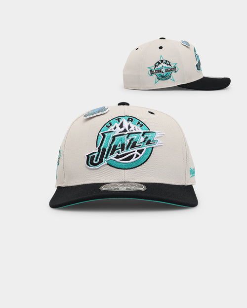 Mitchell & Ness Utah Jazz 'Diamond' Fitted Bone/Black