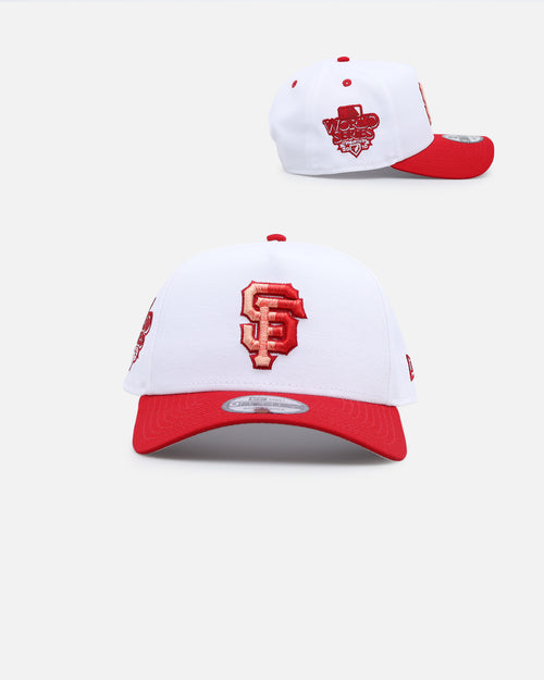 New Era San Francisco Giants 'Satin Blaze' 9FORTY A-Frame Snapback White/Scarlet