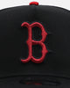 New Era Boston Red Sox 'Satin Scarlet' 9FORTY A-Frame Snapback Black/Scarlet