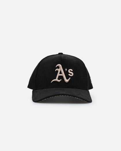 New Era Oakland Athletics 9FORTY A-Frame Snapback Black/Plaid