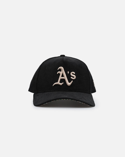 New Era Oakland Athletics 9FORTY A-Frame Snapback Black/Plaid