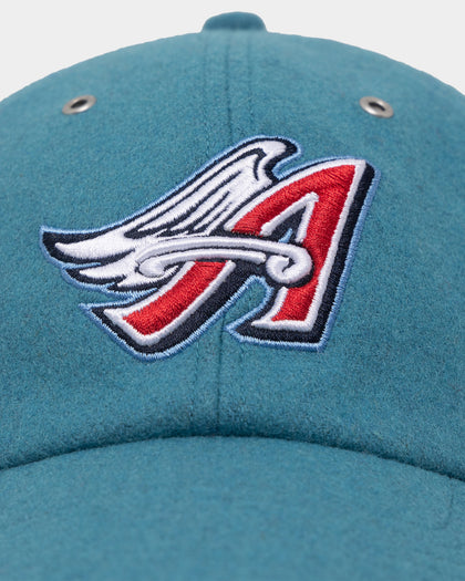 47 Brand Los Angeles Angels Wooly '47 Clean Up Strapback Columbia