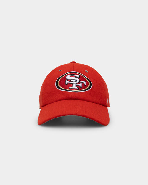 47 Brand San Francisco 49ers Wooly '47 Clean Up Strapback Red