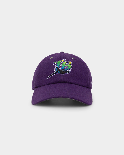 47 Brand Tampa Bay Rays Wooly '47 Clean Up Strapback Purple