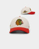 47 Brand Chicago Blackhawks Wooly Offside Sure Shot 47 MVP DT Snapback Natural/Red