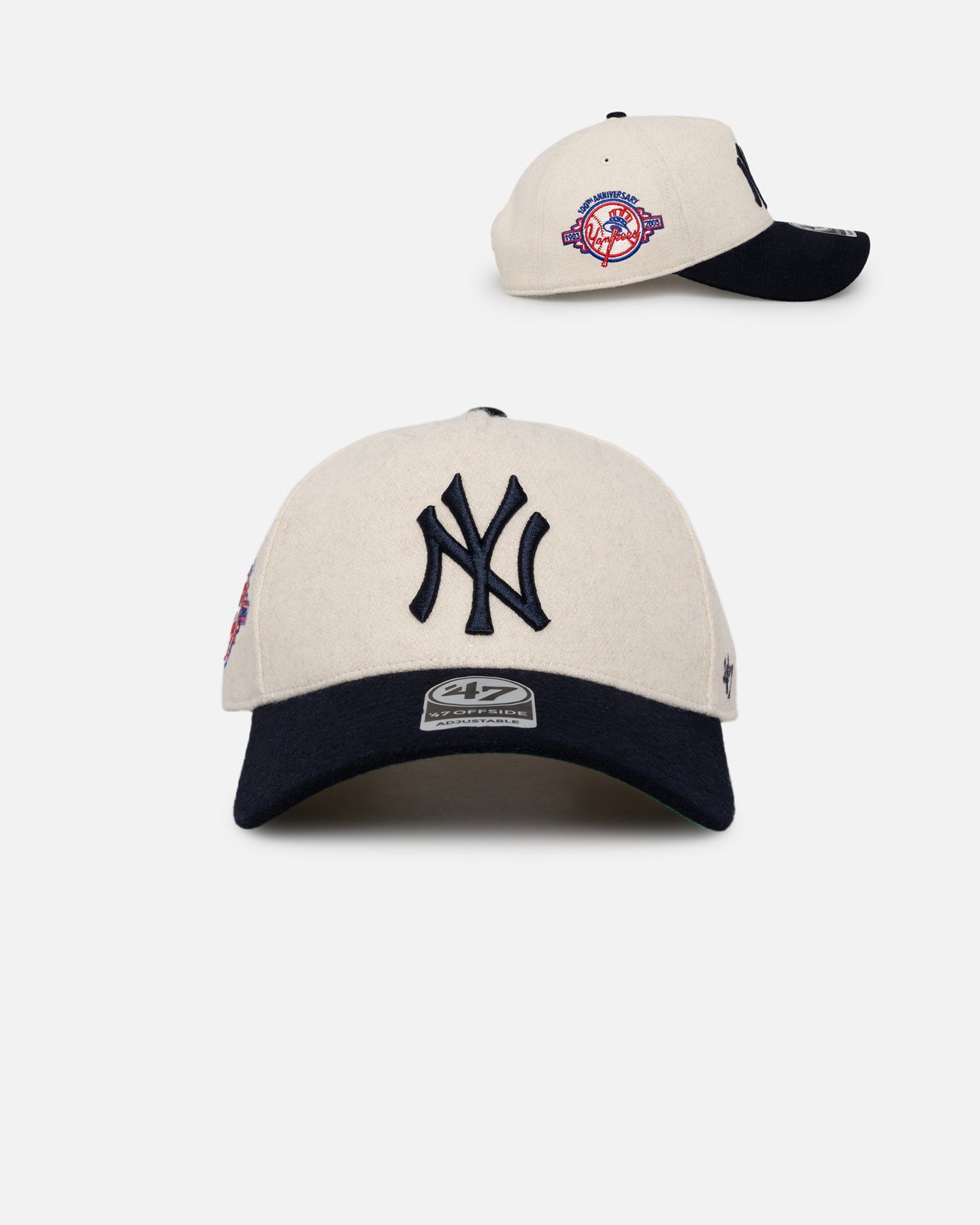 47 Brand New York Yankees 'Wooly Offside DT' Sure Shot Snapback