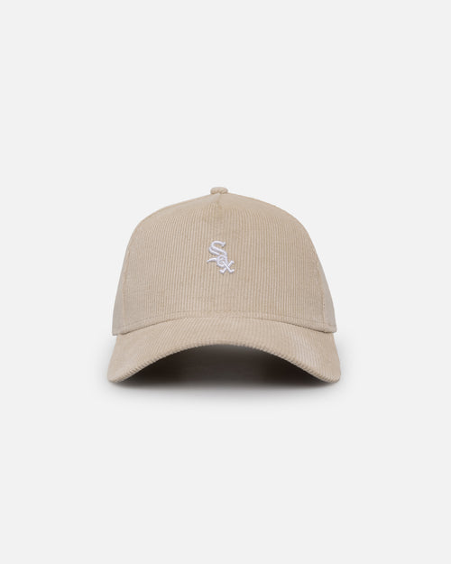 New Era Chicago White Sox 'Micro Cord Cream' 9FORTY A-Frame Snapback Cream/White